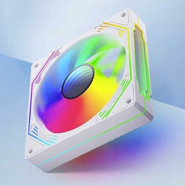 Fan case Coolmoon F3 Fan Led RGB | Màu trắng