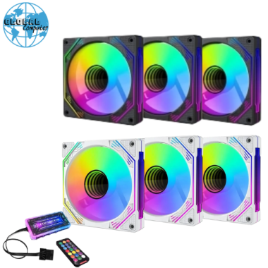 Fan case Coolmoon F3 Fan Led RGB | Màu đen