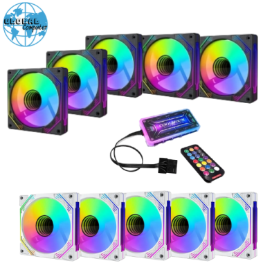 Fan case Coolmoon F3 Fan Led RGB | Màu đen