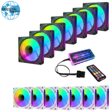 Fan case Coolmoon F3 Fan Led RGB | Màu đen