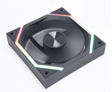 Fan case Leopard Galaxy - Màu đen