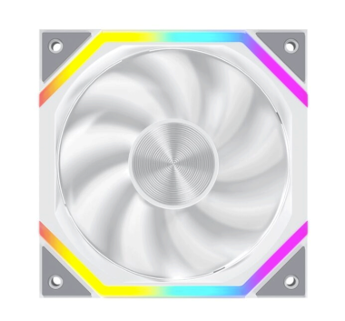 Fan case Leopard Galaxy - Màu trắng