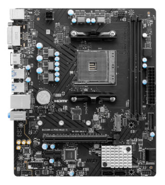 Mainboard MSI B450M-A PRO MAX II | Hỗ Trợ Ryzen 1000–5000 | Giá Rẻ – Ổn Định – Dễ Nâng Cấp