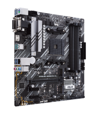 Mainboard ASUS PRIME B550M-A – Hỗ Trợ Ryzen 5000, 2 M.2, Chuẩn PCIe 4.0