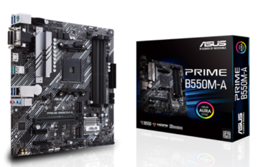 Mainboard ASUS PRIME B550M-A – Hỗ Trợ Ryzen 5000, 2 M.2, Chuẩn PCIe 4.0