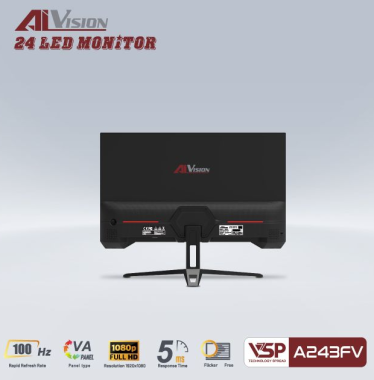 Màn hình AIVISION A243FV | 23.8 inch | Full HD | 100Hz | 5ms | VA phẳng