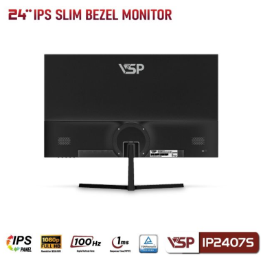 Màn hình VSP IP2407S 23.8 inch | FHD IPS 100Hz, viền mỏng – Giá rẻ, chất lượng đỉnh