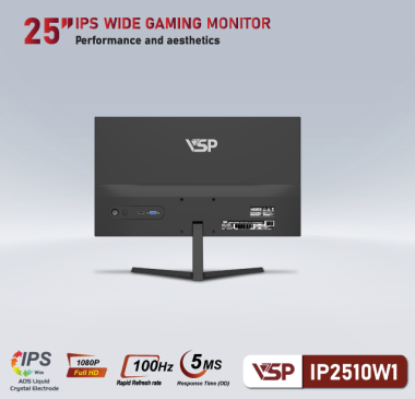 Màn hình VSP IP2510W1 | 24.5 inch, Full HD, IPS, 100Hz, 5ms, phẳng