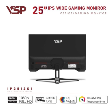 Màn hình VSP IP2512S1 24.5 inch – Full HD, IPS, 120Hz, 1ms | Chuẩn gaming & làm việc
