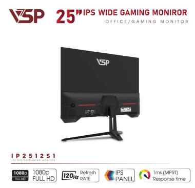 Màn hình VSP IP2512S1 24.5 inch – Full HD, IPS, 120Hz, 1ms | Chuẩn gaming & làm việc