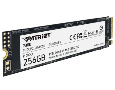 Ổ Cứng SSD 256G Patriot P300 | PCIe Gen3, M.2 NVMe, P300P256GM28
