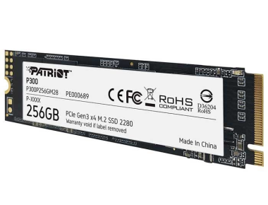 Ổ Cứng SSD 256G Patriot P300 | PCIe Gen3, M.2 NVMe, P300P256GM28
