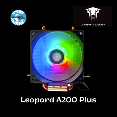 Tản nhiệt khí CPU Leopard A200 Plus - Màu đen | Fan 92mm led RGB