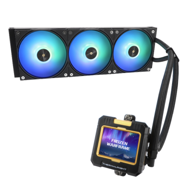 Tản nhiệt nước AIO Thermalright Frozen Warframe 360 ARGB | Màu đen