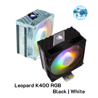 Tản nhiệt khí Leopard K400 RGB - Màu đen