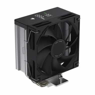Tản nhiệt khí CPU LEOPARD KF401-DGT RGB - Màn hình Digital thông số - Màu đen