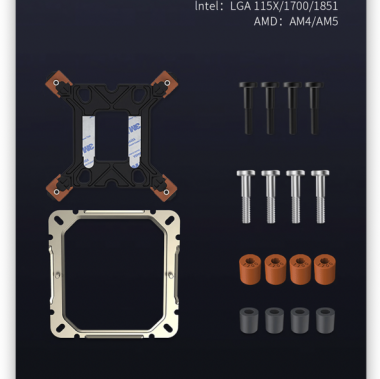 Tản nhiệt khí CPU LEOPARD KF401-DGT RGB - Màn hình Digital thông số - Màu đen