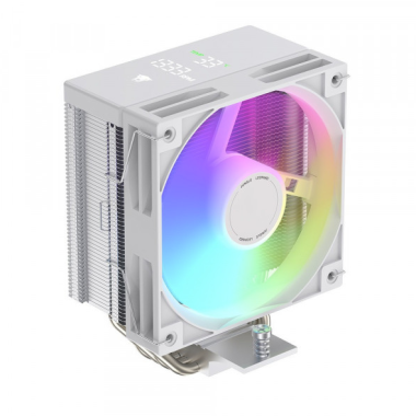Tản nhiệt khí CPU LEOPARD KF401-DGT RGB - Màn hình Digital thông số - Màu trắng