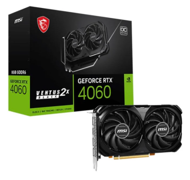Card Màn Hình MSI RTX 4060 Ventus 2X OC 8GB – Hiệu Năng Cao, Tiết Kiệm Điện