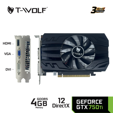 Card màn hình T-Wolf GTX 750Ti 4GB GDDR5