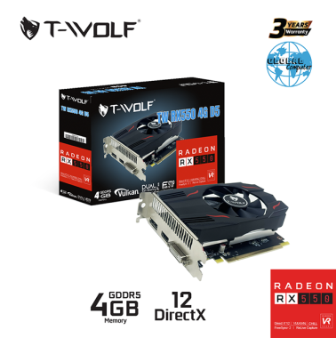 Card màn hình T-Wolf Rx550 4G D5 Dual