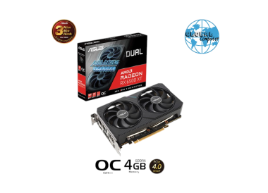 Card màn hình ASUS Dual Radeon™ RX 6500 XT OC Edition (DUAL-RX6500XT-O4G-V2)