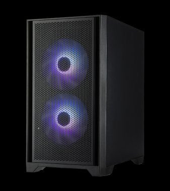 Vỏ case máy tính MIK MORAX - 3FA | Màu đen, kèm sẵn 3 fan