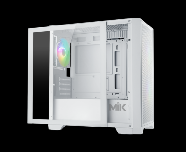 Vỏ case náy tính MIK MORAX - 3FA | Màu trắng, kèm sẵn 3 fan