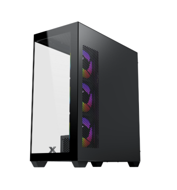 Vỏ case máy tính Xigmatek Blast Artic 4GF ATX | Màu đen, kèm sẵn 4 fan