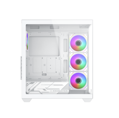 Vỏ case máy tính Xigmatek Blast Artic 4GF ATX | Màu trắng, kèm sẵn 4 fan