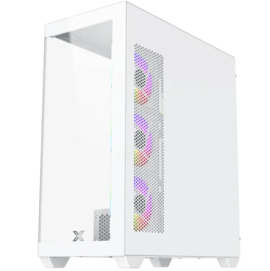 Vỏ case máy tính Xigmatek Blast Artic 4GF ATX | Màu trắng, kèm sẵn 4 fan