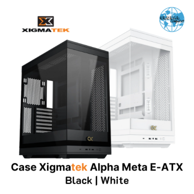 Vỏ case máy tính Xigmatek Alpha Meta Artic | E-ATX | Màu đen, không kèm fan