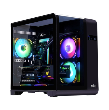 Vỏ case máy tính MIK BARBATOS (ATX) | Màu đen, không kèm fan