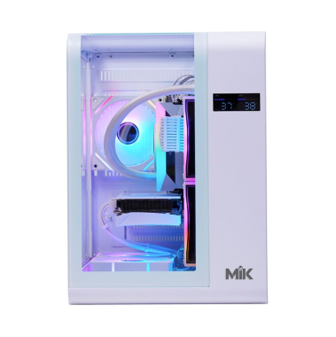 Vỏ case máy tính MIK BARBATOS (ATX) | Màu trắng, không kèm fan