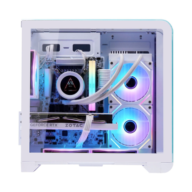 Vỏ case máy tính MIK BARBATOS (ATX) | Màu trắng, không kèm fan