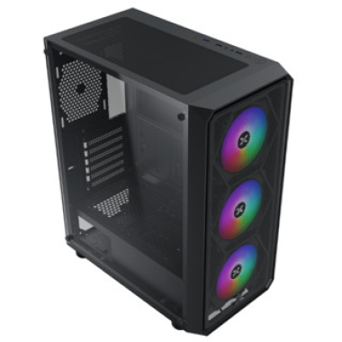 Vỏ case máy tính XIGMATEK DUO X 3F | Chuyên Lắp Dual XEON | Màu Đen