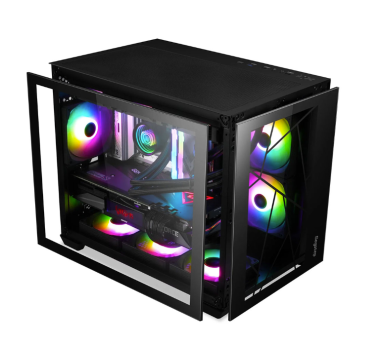 Vỏ case máy tính Segotep Lumi II - Màu đen (Mini Tower/ No Fan)