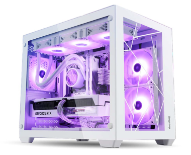 Vỏ case máy tính Segotep Lumi II - Màu trắng (Mini Tower/ No Fan)