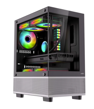 Vỏ case máy tính MIK AETHER - Màu đen (M-ATX/MID TOWER)