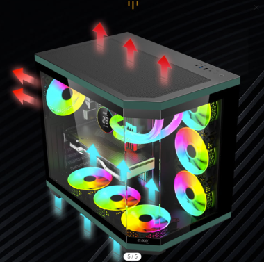 Vỏ case máy tính ACER V951 BLK M-ATX GAMING - Màu đen