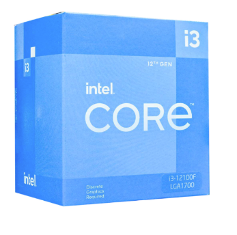 CPU Intel Core I3 12100F | LGA1700, Turbo 4.30 GHz, 4C/8T, 12MB, Box Chính Hãng