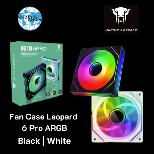 Fan case Jungle Leopard 6 Pro ARGB - Màu đen | Gió thuận, 4 mặt vô cực