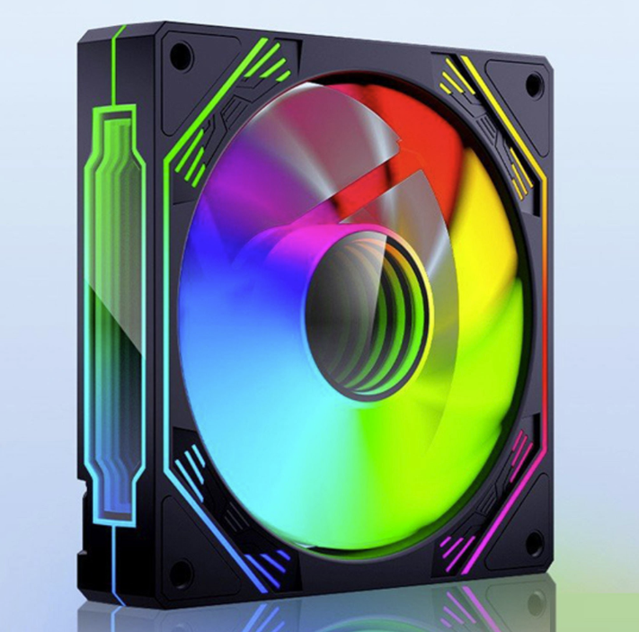 Fan case Coolmoon F3 Fan Led RGB | Màu đen