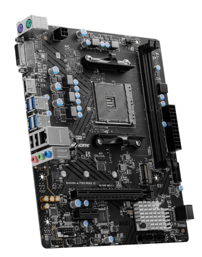 Mainboard MSI B450M-A PRO MAX II | Hỗ Trợ Ryzen 1000–5000 | Giá Rẻ – Ổn Định – Dễ Nâng Cấp