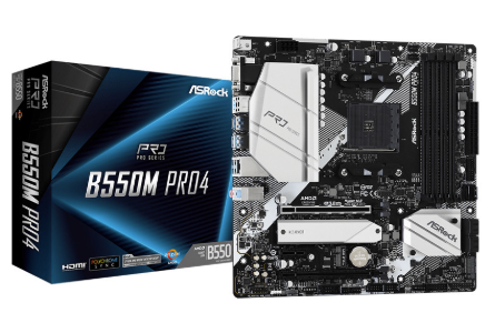 Mainboard ASRock B550M Pro4 – Hỗ Trợ Ryzen, PCIe 4.0, Đáng Mua Nhất Phân Khúc