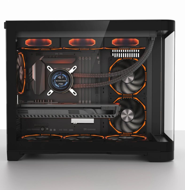 Vỏ case máy tính MIK FOCALORS M | Màu đen, không kèm fan