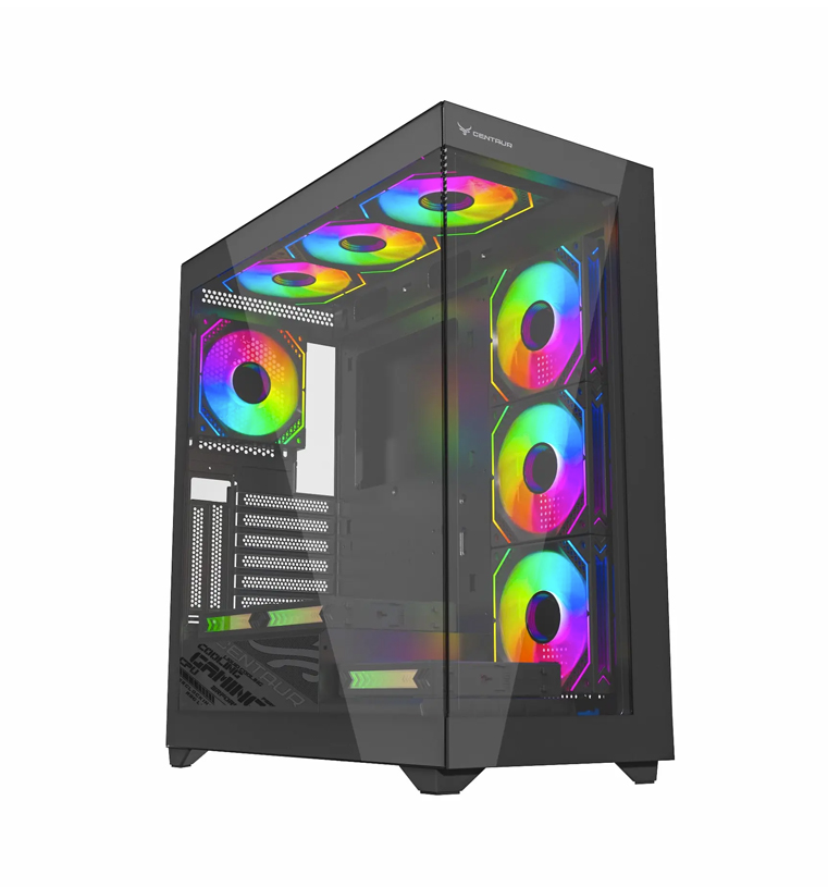 Vỏ case máy tính Centaur Nova - Màu đen (ATX, Mid Tower, không kèm fan)